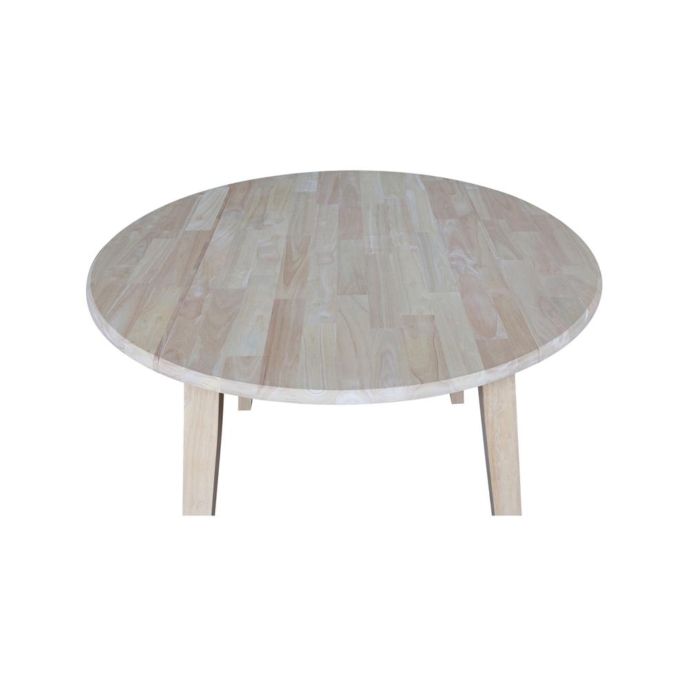 42" Round Dual Drop Leaf Table. Picture 6