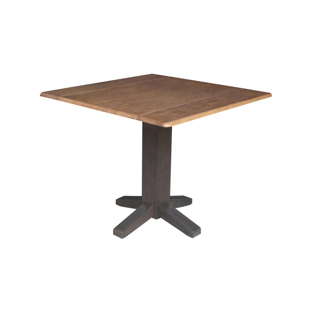 36" Square Dual drop leaf dining table. Picture 1