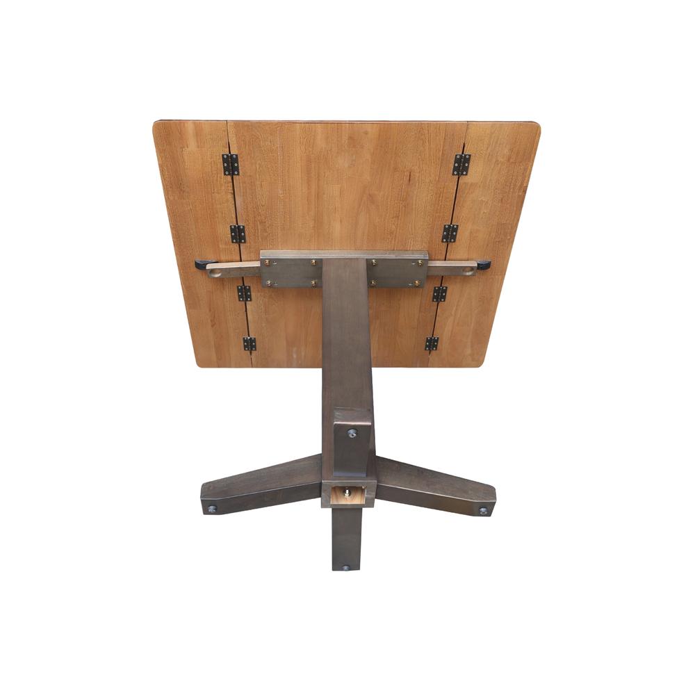36" Square Dual drop leaf dining table. Picture 5