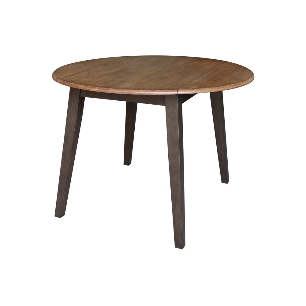 42" Round Dual Drop Leaf Table. Picture 1
