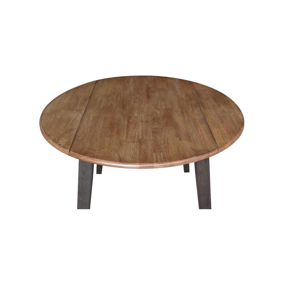 42" Round Dual Drop Leaf Table. Picture 6