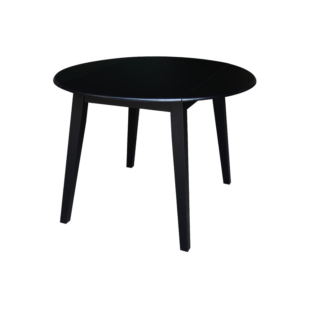 42" Round Dual Drop Leaf Table. Picture 1