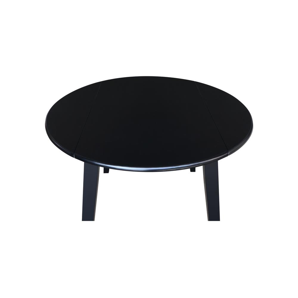 42" Round Dual Drop Leaf Table. Picture 6