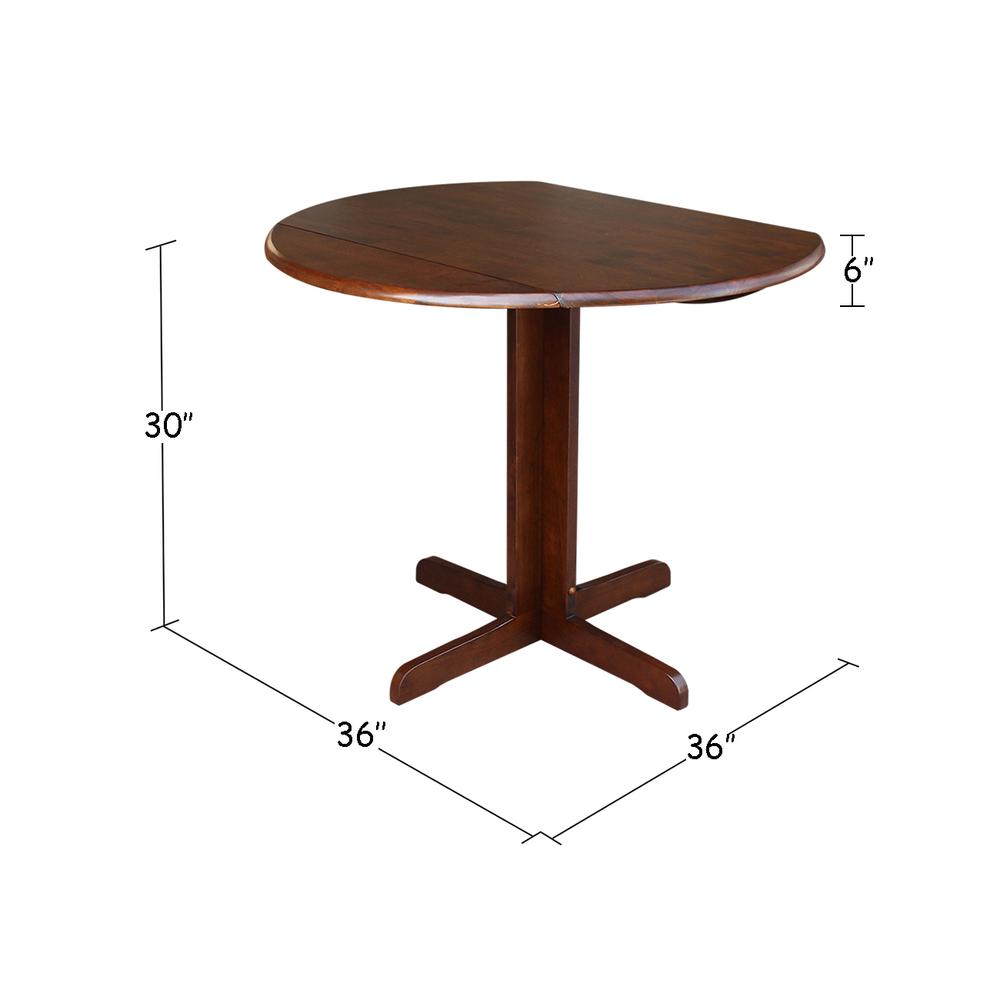 Dual Drop Leaf Table - 36". Picture 1