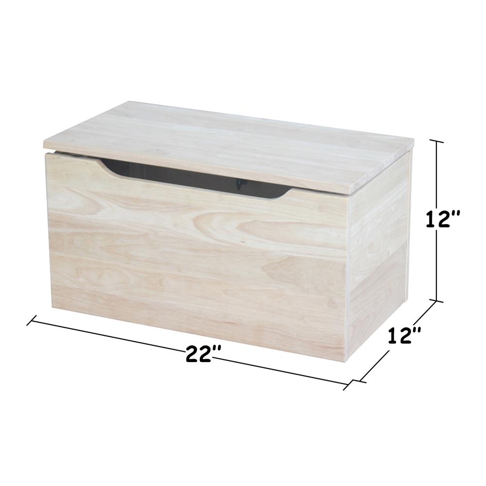 Kids Storage Box, Unfinished. Picture 2