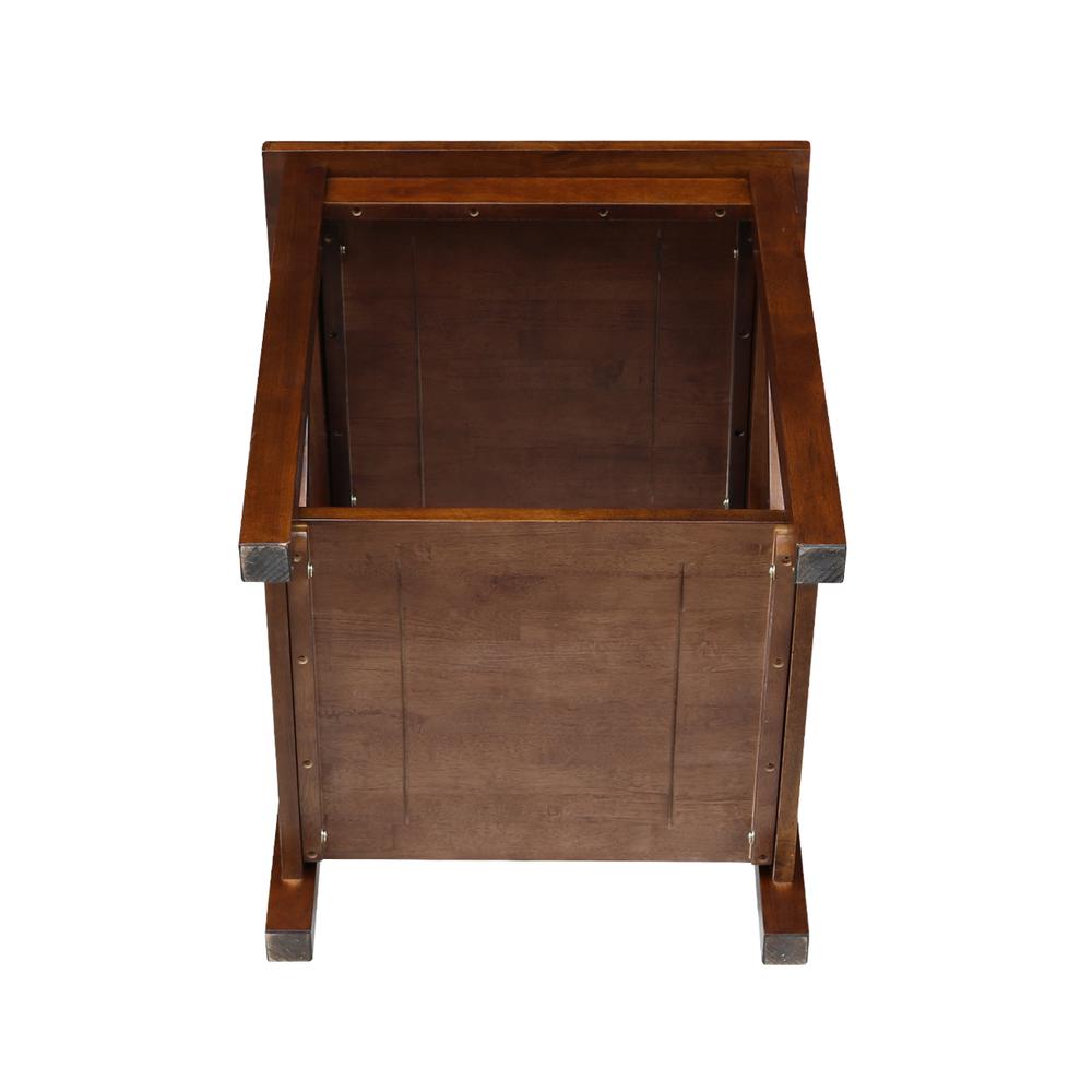Hampton End Table, Espresso. Picture 2