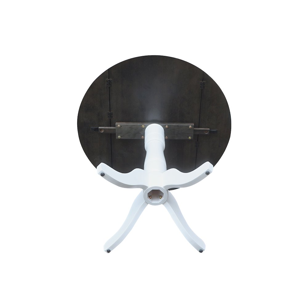 42 In Round dual drop Leaf Pedestal Table - 35.5 "H. Picture 5