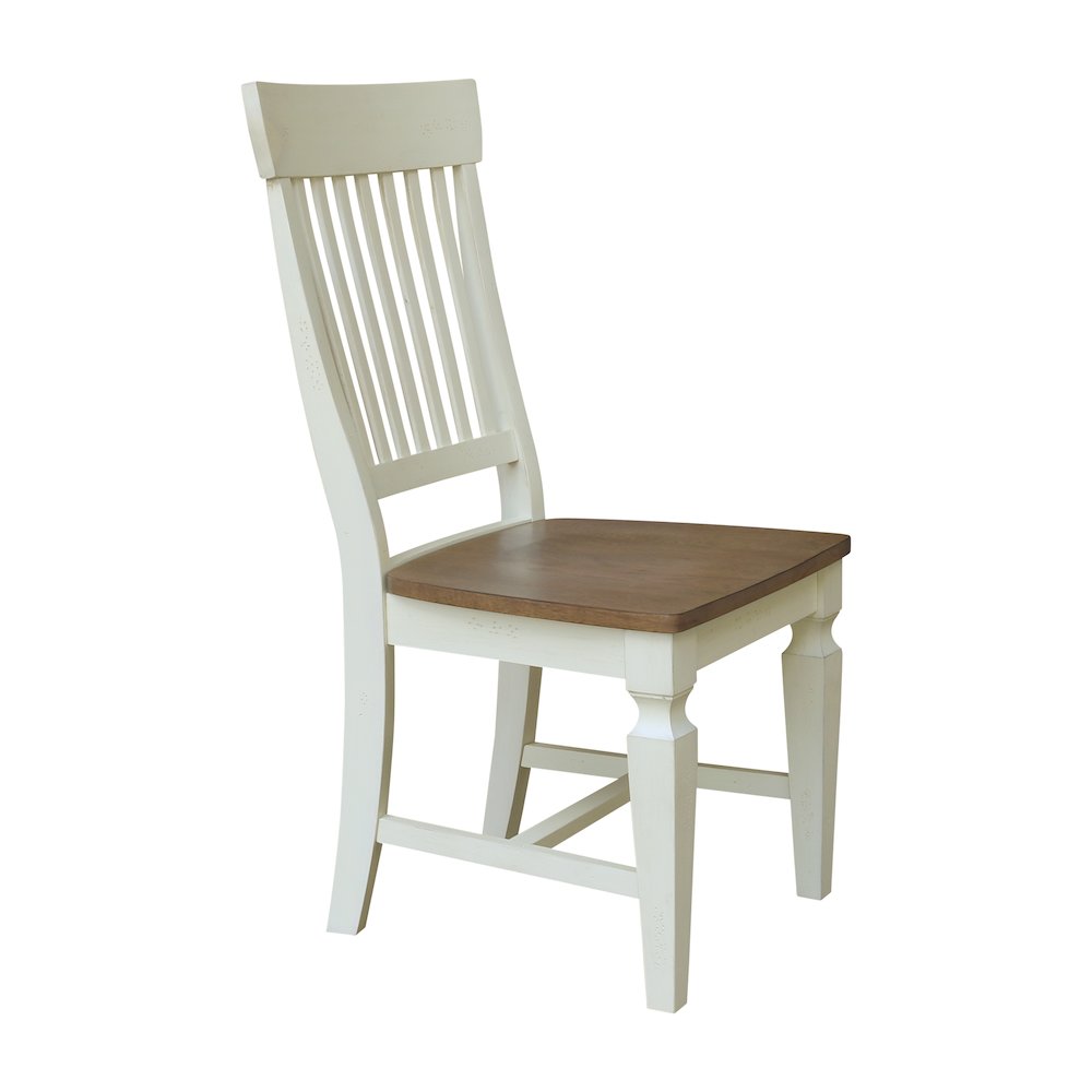 Set of Two Vista Slat Back Dining Chairs. Picture 6