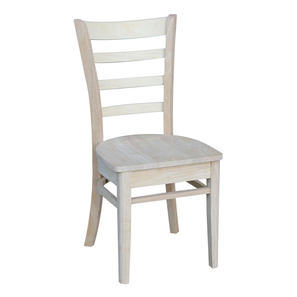Set of Two Emily Side Chairs, Unfinished. Picture 7