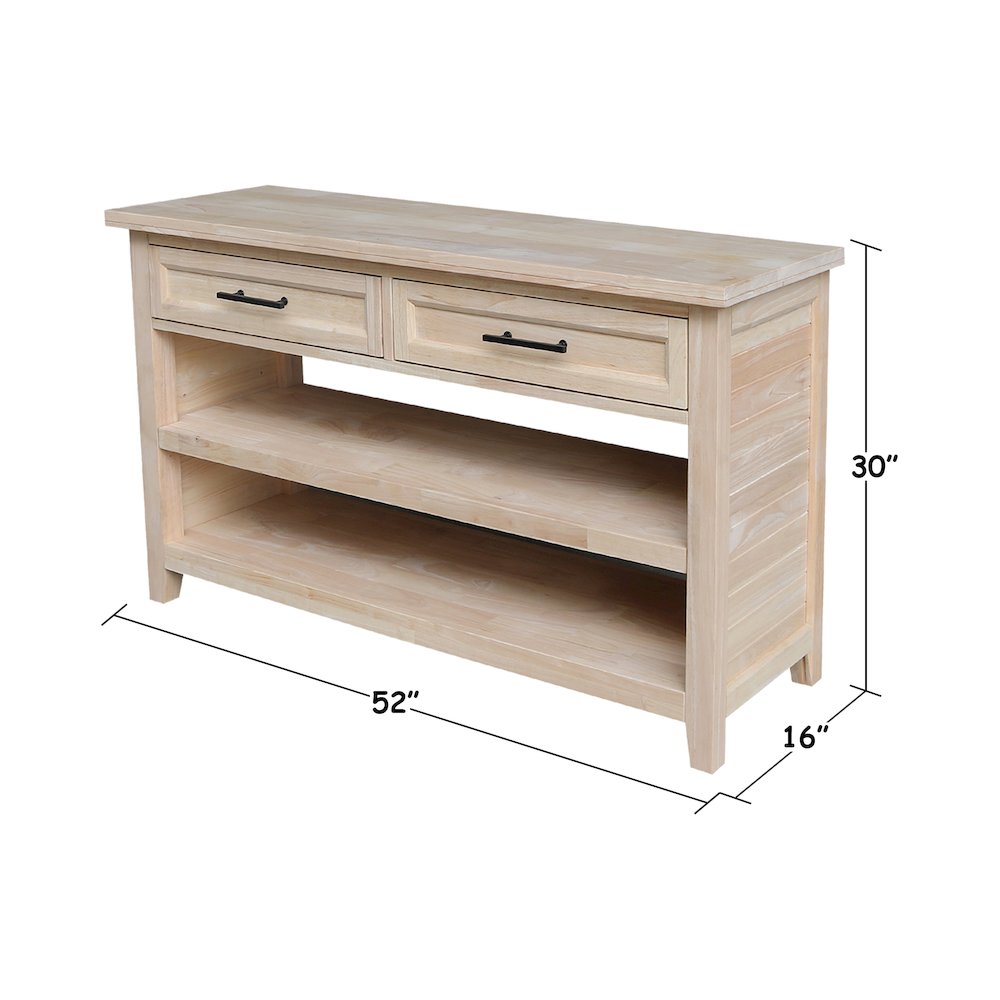 Sanibel Solid Wood Sofa Table. Picture 10