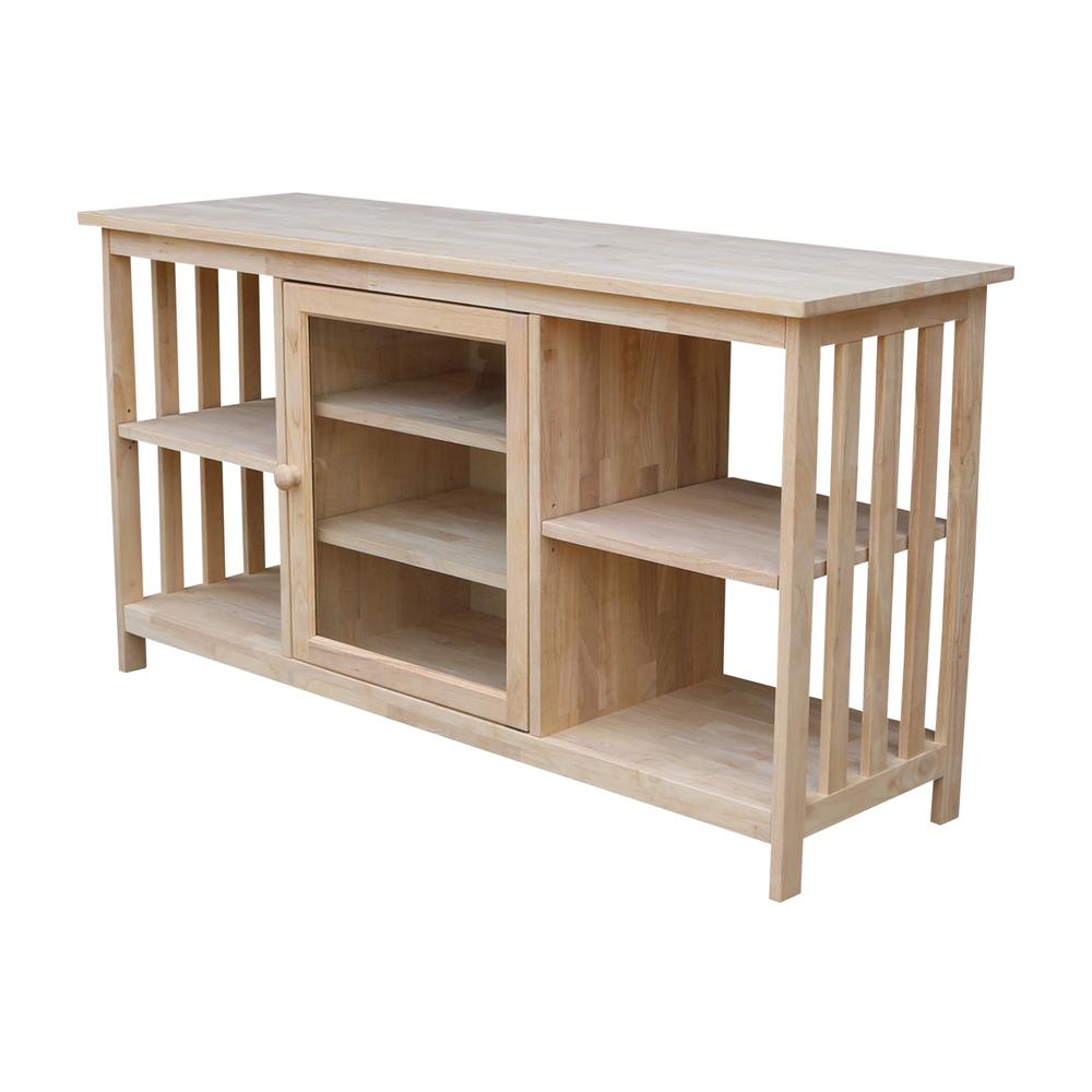 Mission Entertainment Stand, Unfinished. Picture 11