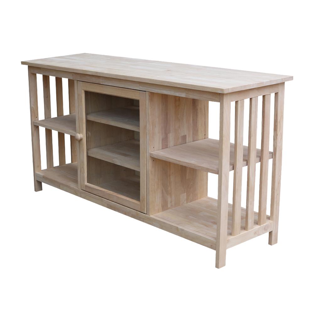Mission Entertainment Stand, Unfinished. Picture 8