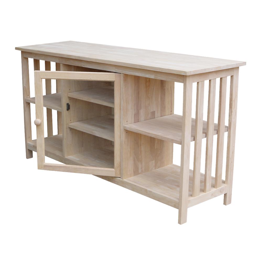 Mission Entertainment Stand, Unfinished. Picture 6
