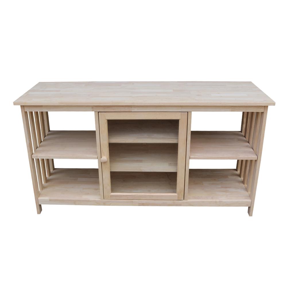 Mission Entertainment Stand, Unfinished. Picture 10