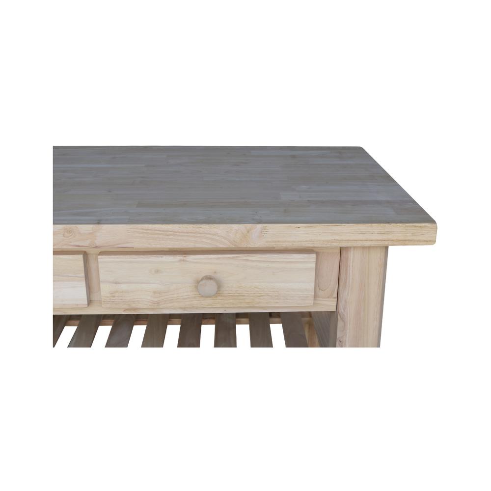 Kitchen Island, Unfinished. Picture 2
