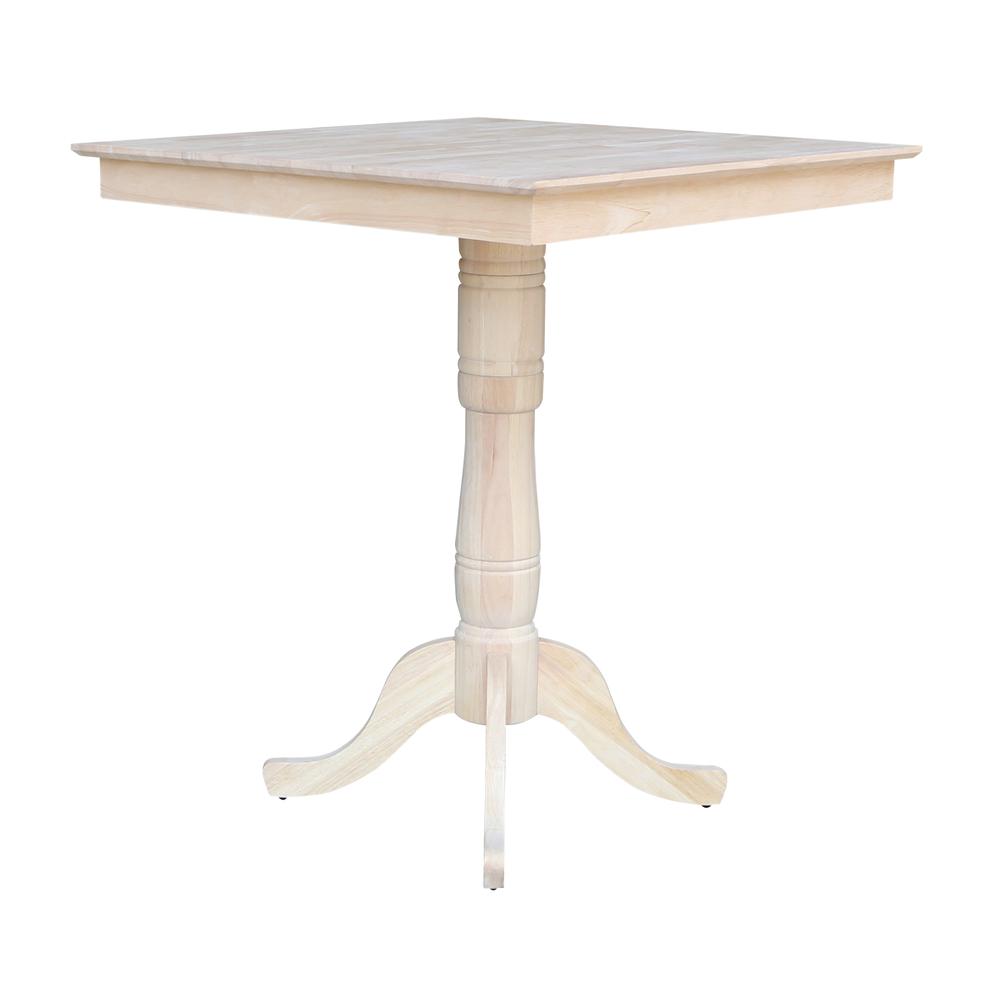 36" x 36" Square Top Pedestal Table - 41.1"H. Picture 2