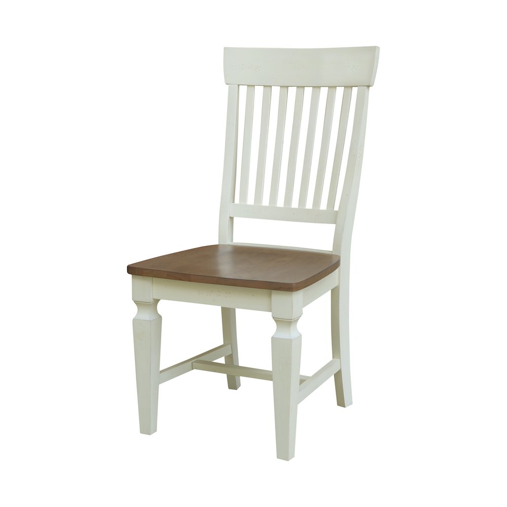 Set of Two Vista Slat Back Dining Chairs. Picture 2