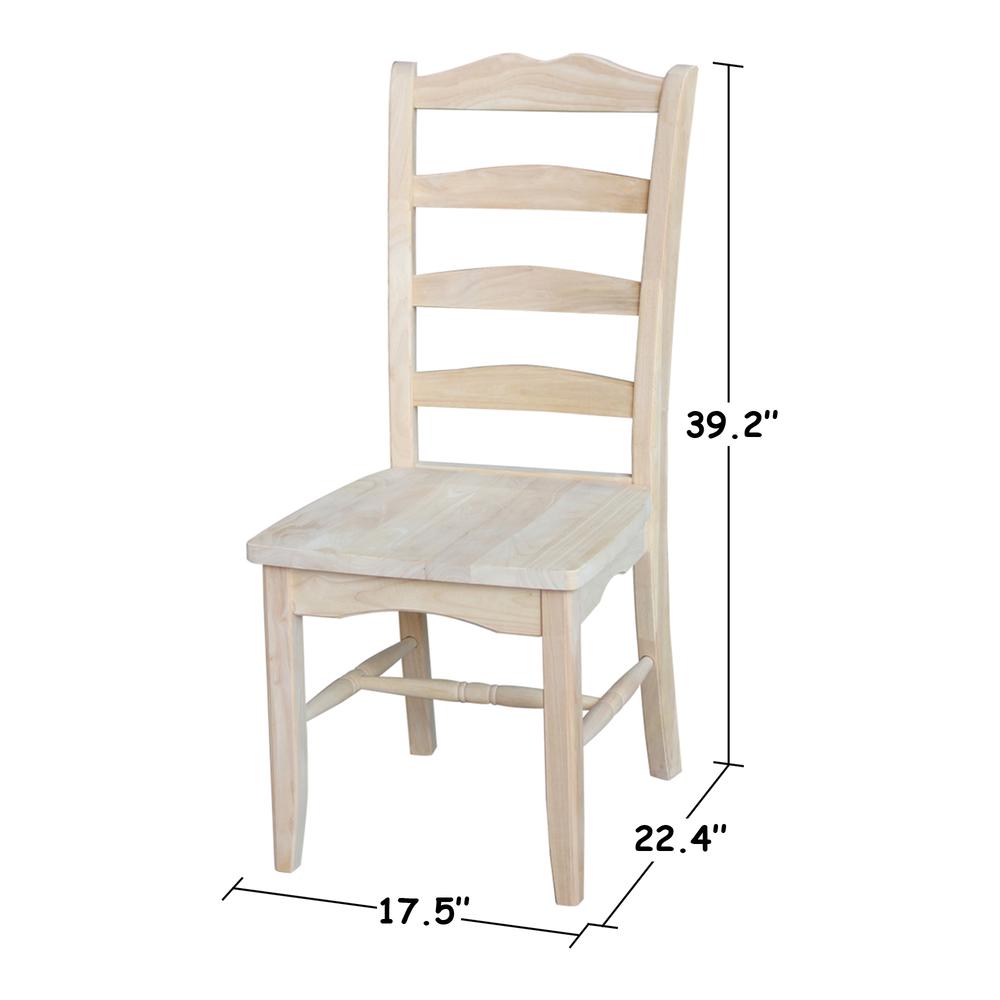 Set of Two Magnolia Chairs, Unfinished. Picture 7