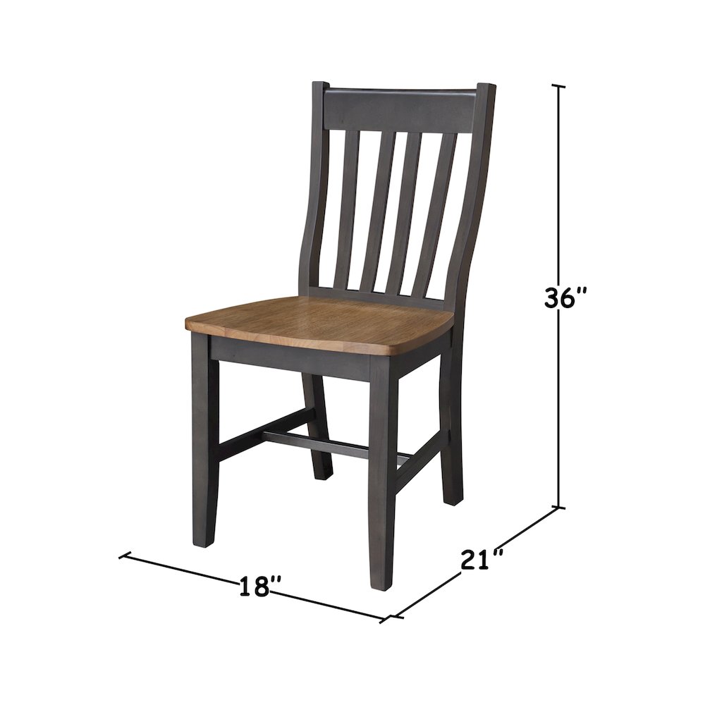 Set of Two Cafe Dining Chairs. Picture 11