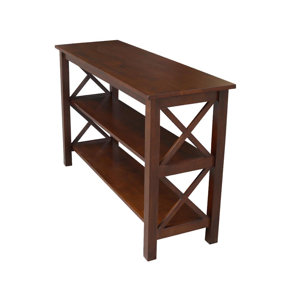 Hampton Console  Table, Espresso. Picture 4