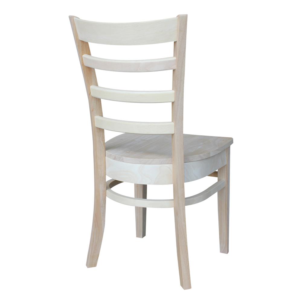 Set of Two Emily Side Chairs, Unfinished. Picture 11