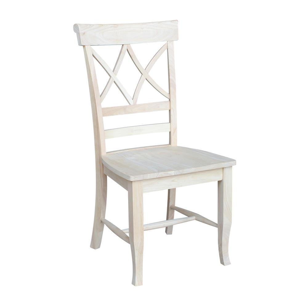 Set of Two Lacy Dining Chairs, Unfinished. Picture 6