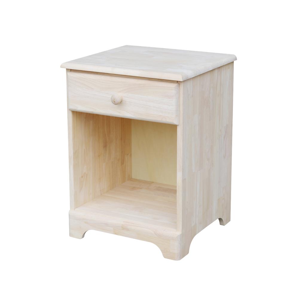 Nightstand , Unfinished. Picture 1
