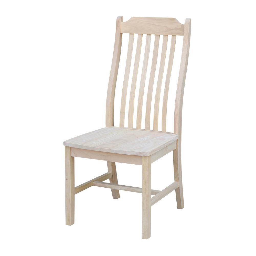 Set of Two Steambent Mission Chairs, Unfinished. Picture 1