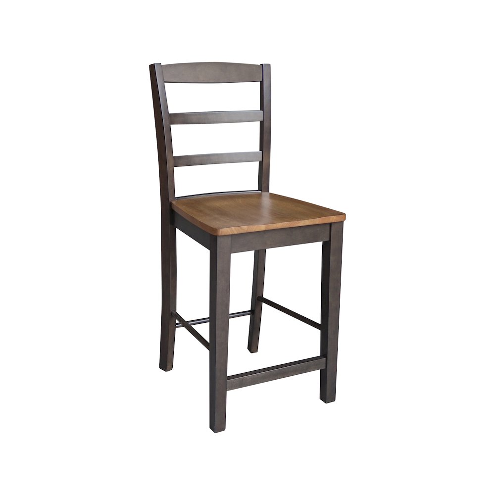 Solid Wood Madrid Counter Height Dining Stool - 24" Seat Height. Picture 4
