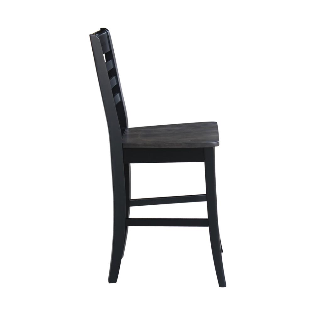 Cosmo Counter height Stool - 24" Seat Height , Coal. Picture 5