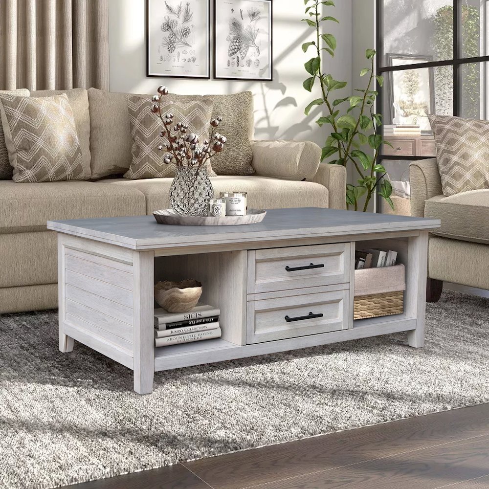 Sanibel Solid Wood Coffee Table. Picture 8