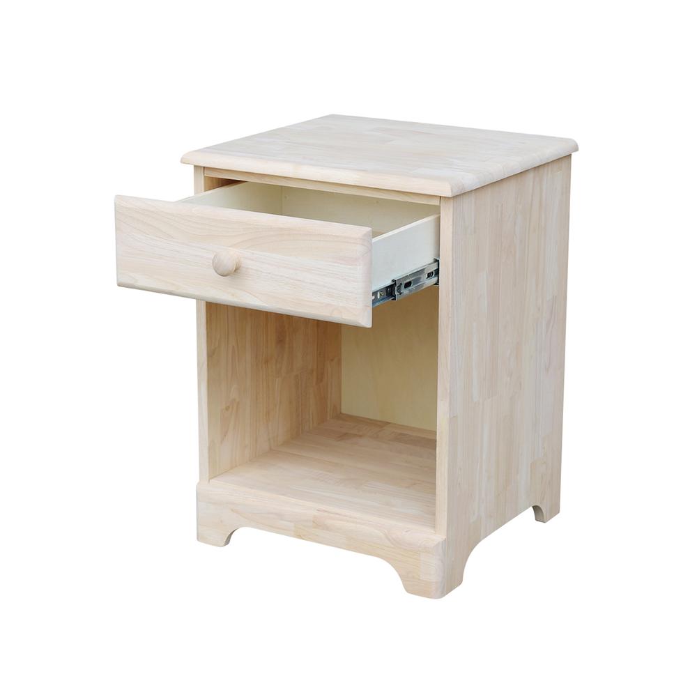 Nightstand , Unfinished. Picture 6