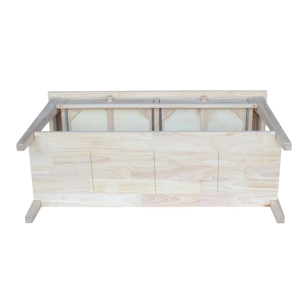 Spencer Console - Server Table - Standard Length, Unfinished. Picture 3