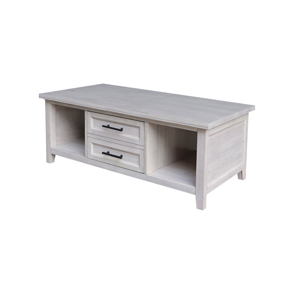 Sanibel Solid Wood Coffee Table. Picture 1