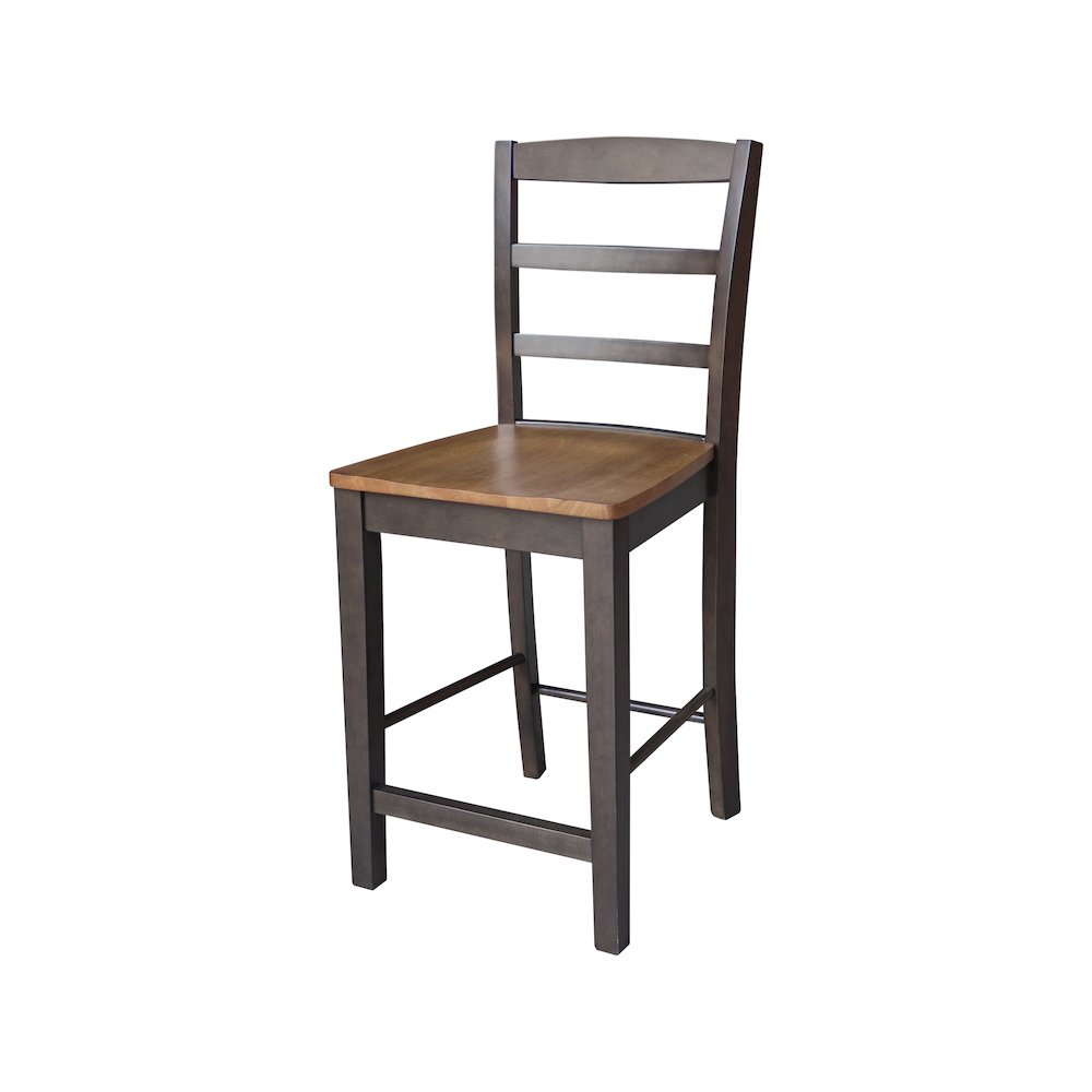 Solid Wood Madrid Counter Height Dining Stool - 24" Seat Height. Picture 2