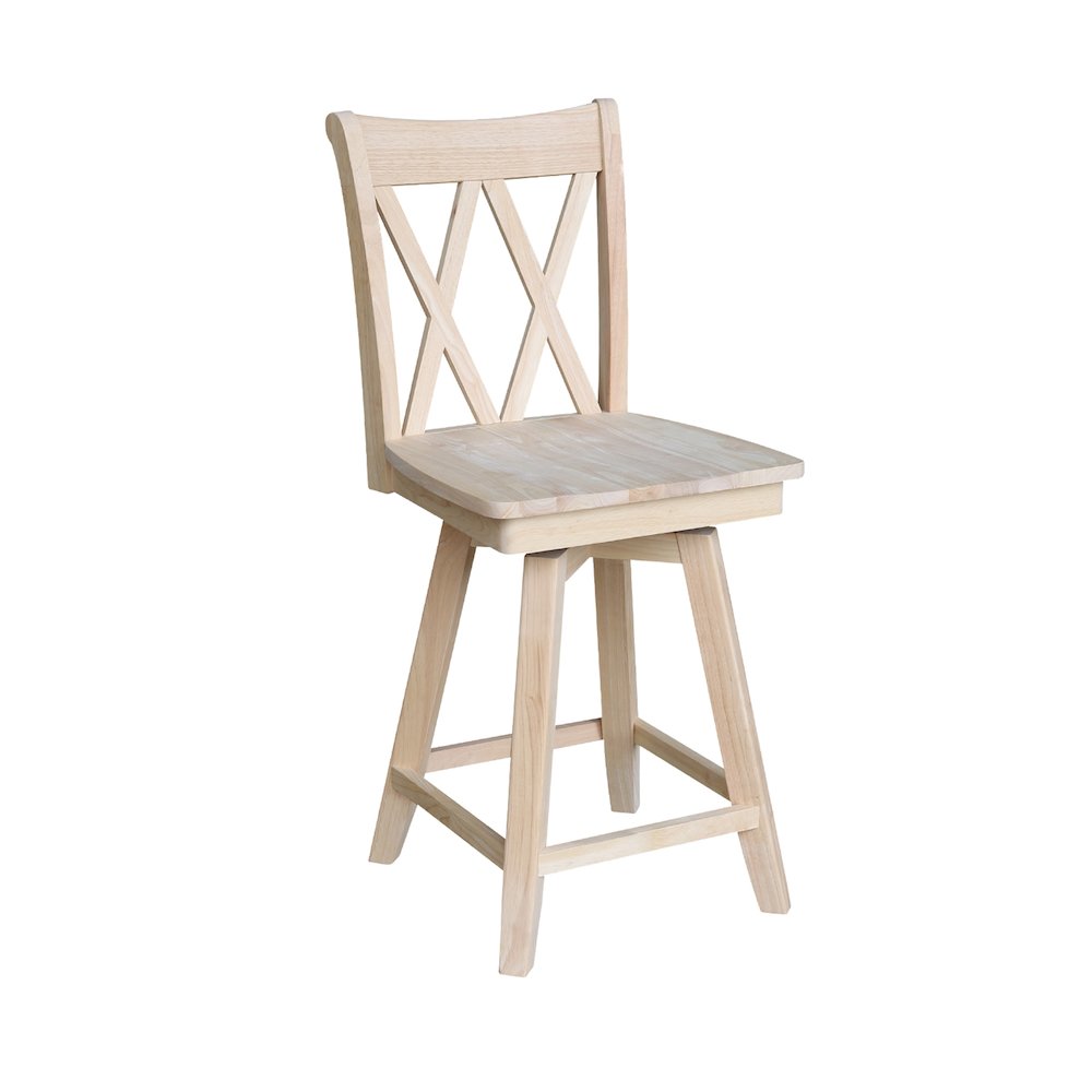 Solid Wood Tall Accent Table with Iron Legs and Four Stools. Picture 5