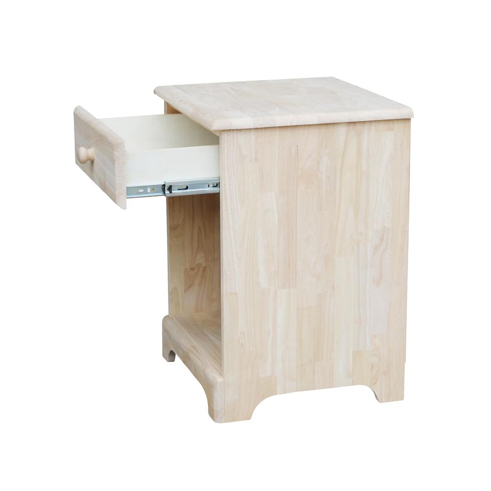 Nightstand , Unfinished. Picture 5
