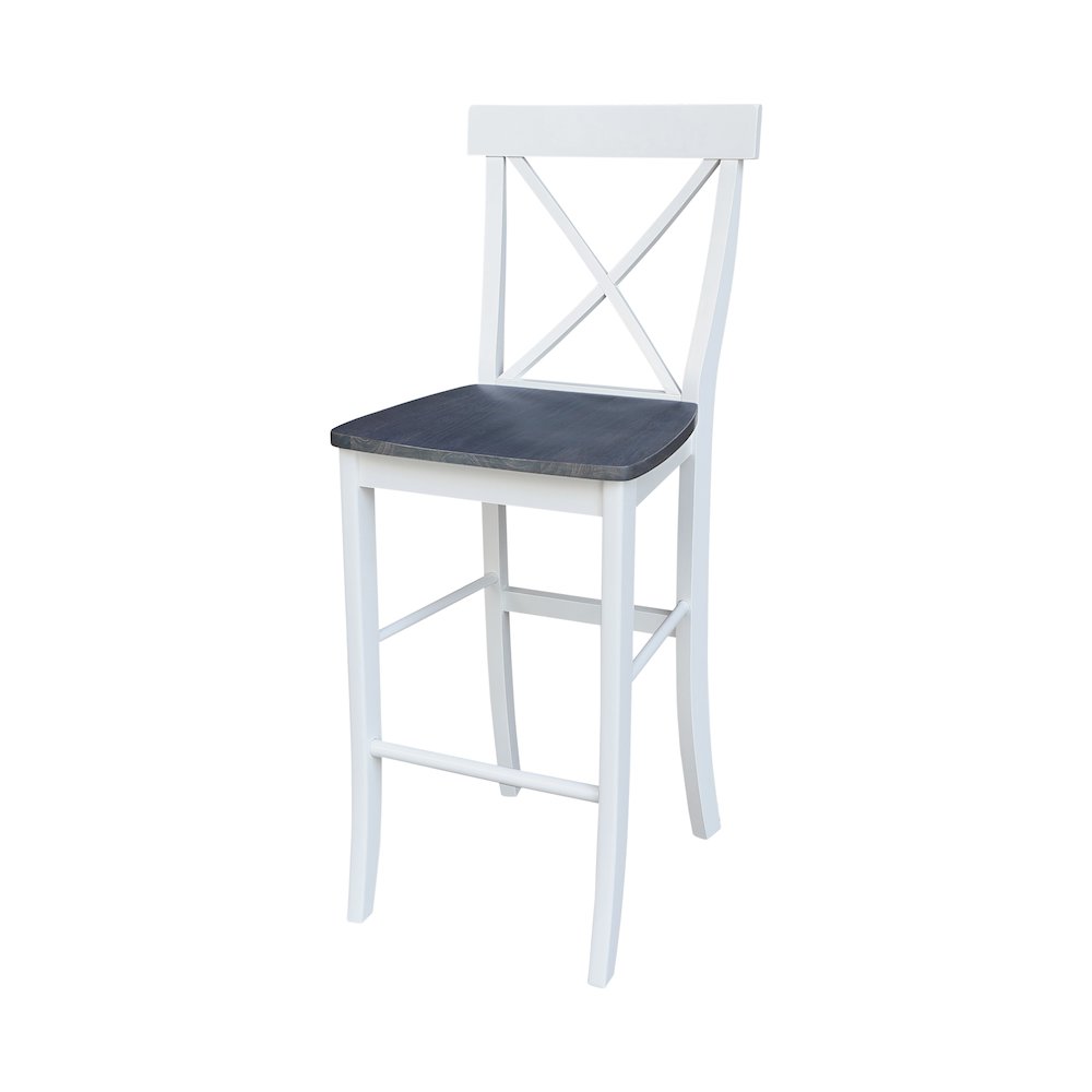 42" Round Top Dual Drop Leaf Pedestal Table with 4 Stools. Picture 3