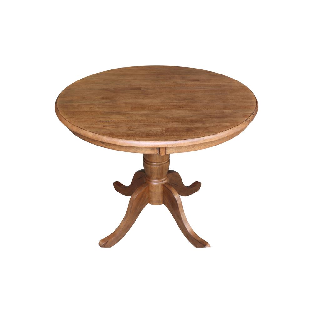 36" Round Top Pedestal Table - 29.1" Height. Picture 2