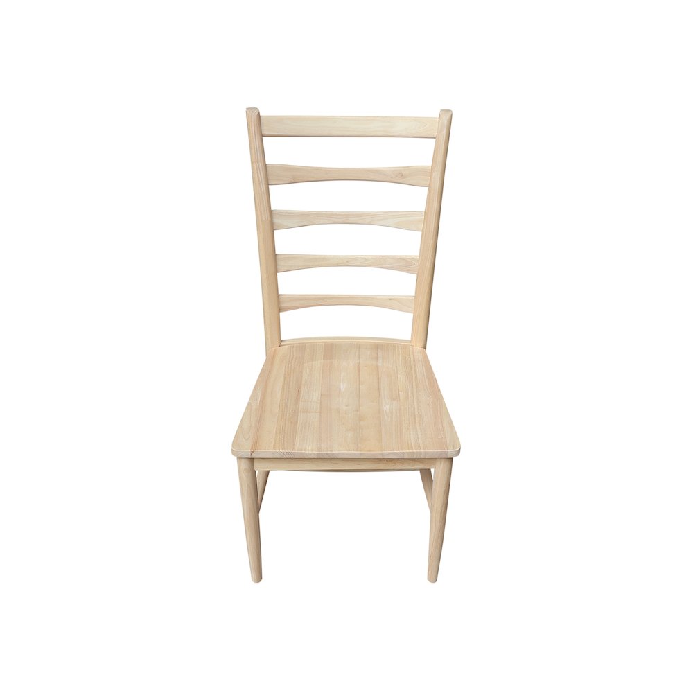 Set of Two Solid Wood Haven Dining Chairs, Unfinished. Picture 9