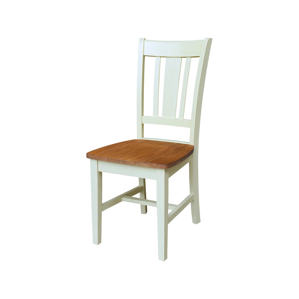 36" Round Extension Dining Table with 4 Chairs. Picture 2