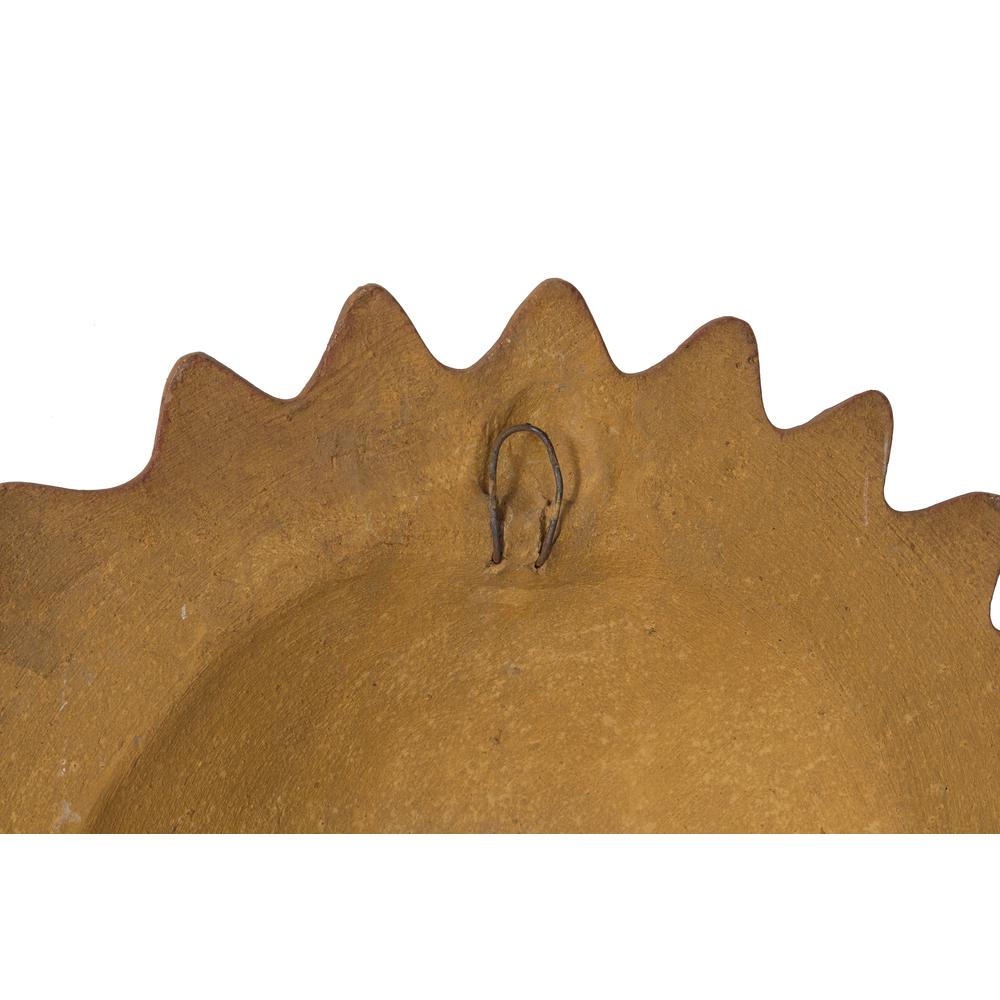 Sol Sun Face- 14"W- Dark Copper. Picture 5