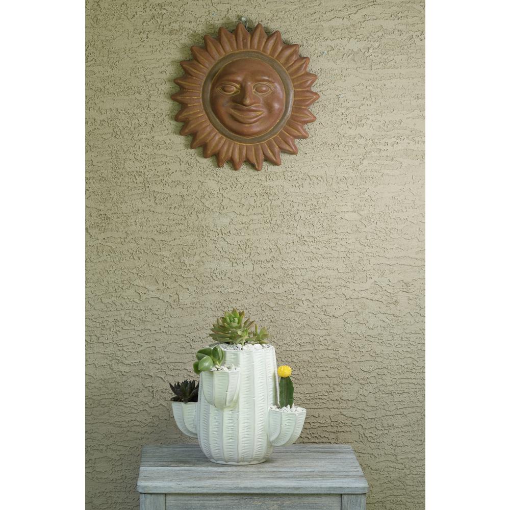 Sol Sun Face- 14"W- Dark Copper. Picture 6