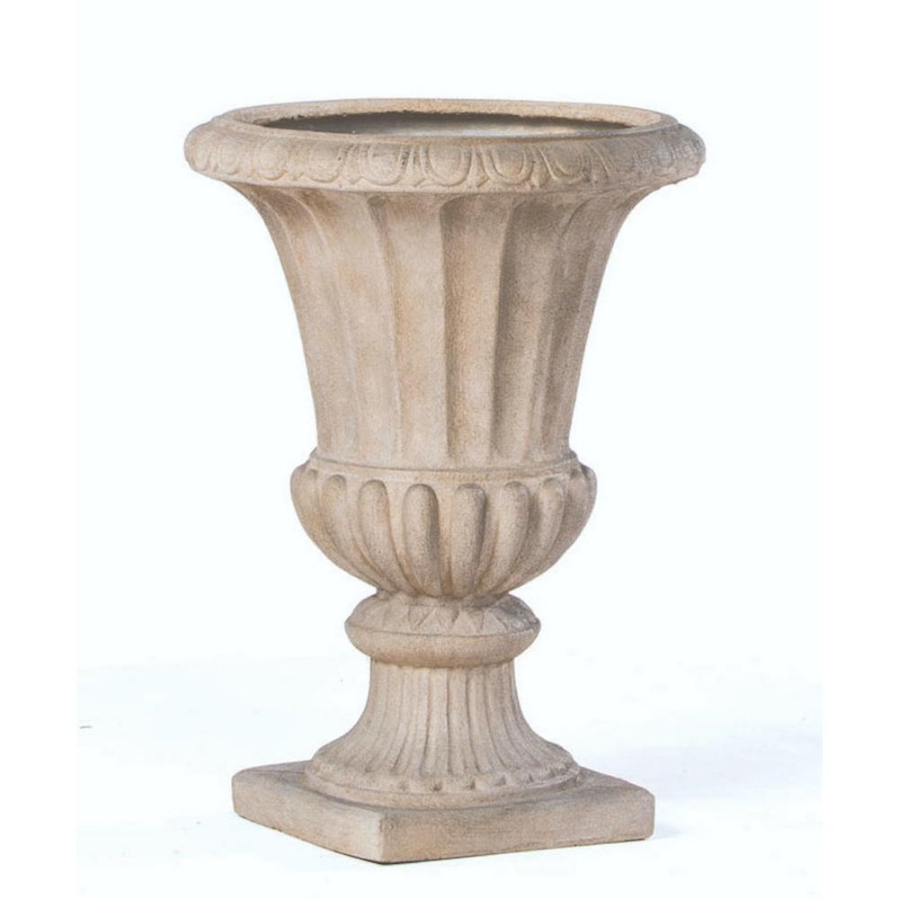 Loranda Large Urn, Tallow Finish. Picture 1