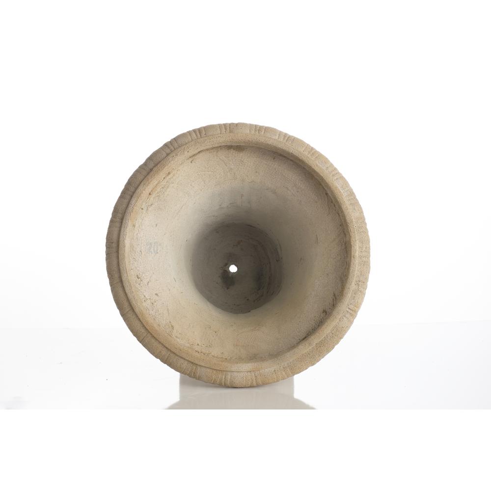 Loranda Large Urn, Tallow Finish. Picture 4