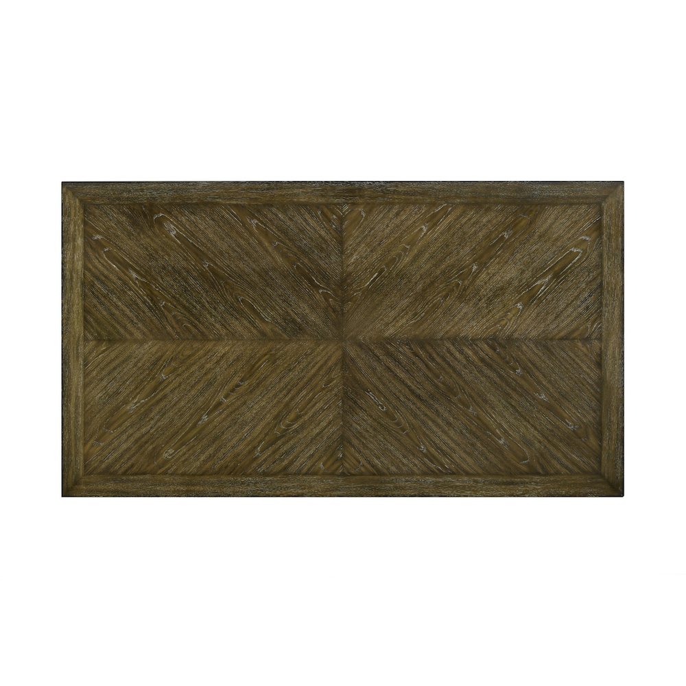 7pc wood dining set with extendable table. Picture 4