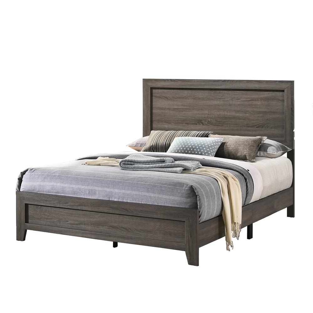 Anastasia California King Bed in Light Brown. Picture 1