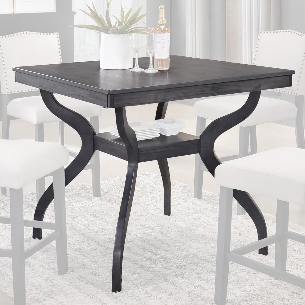 Counter Height Table, Gray. Picture 2