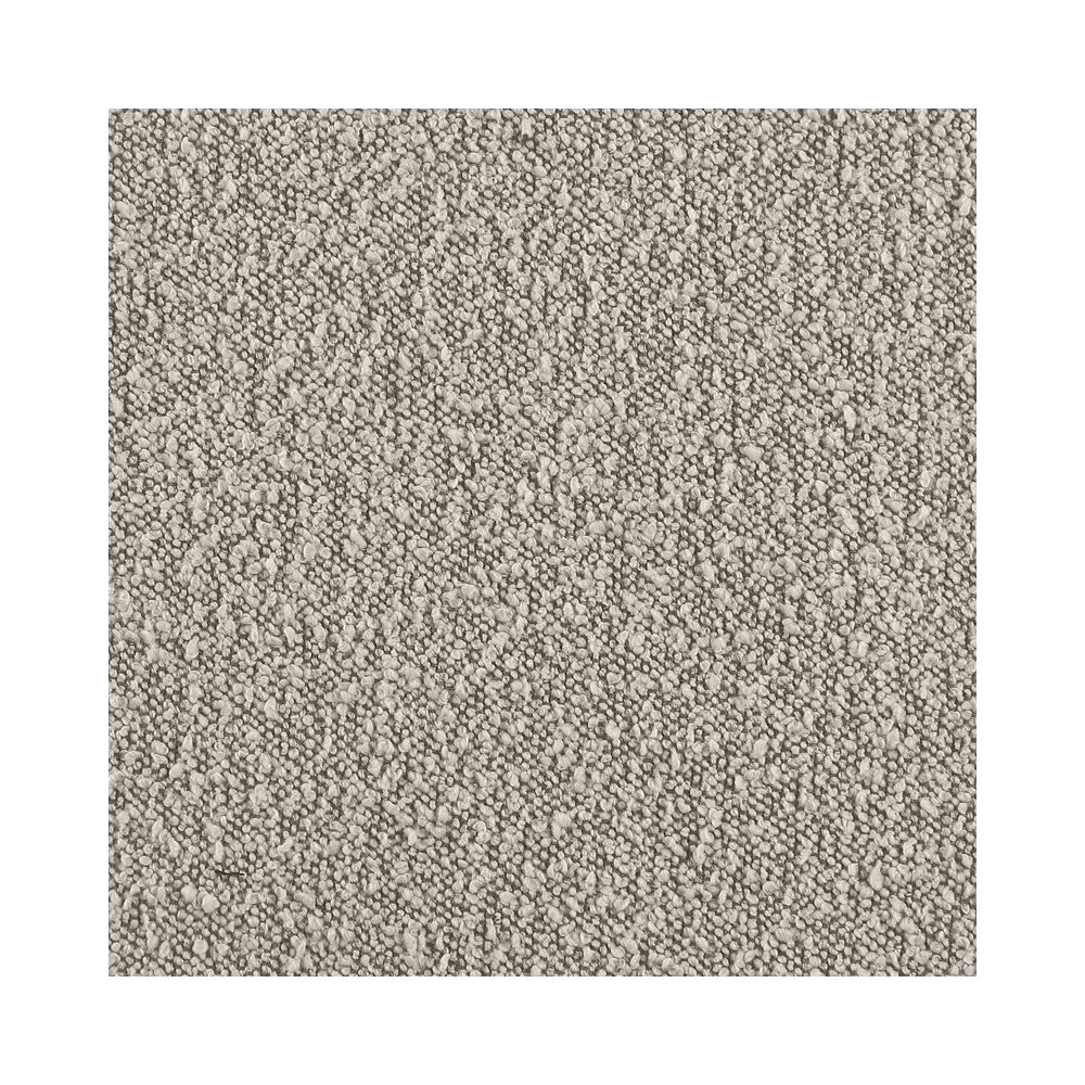 Gray Boucle Fabric With Gold Chrome Base Glam Dining Chairs (Set Of 2). Picture 4