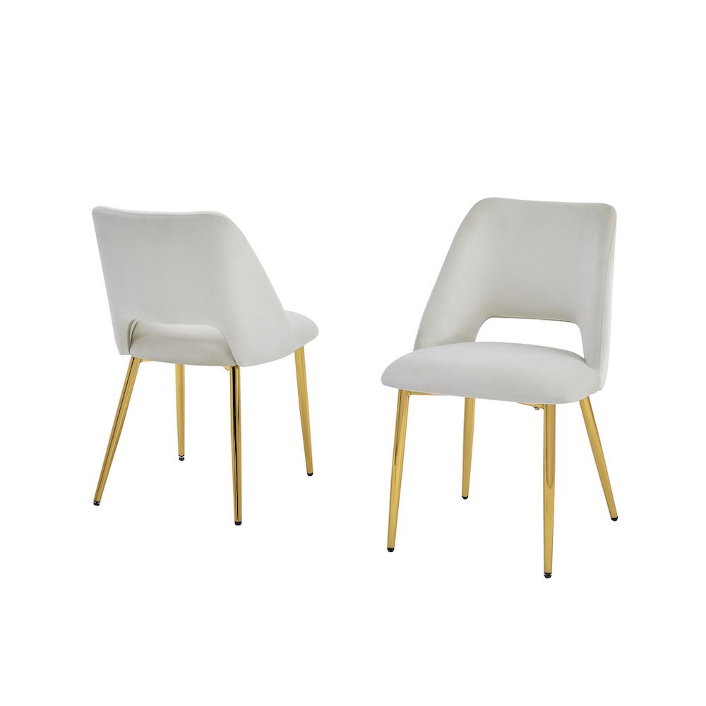 Best Quality Furniture Glass With White Marble Wrap Dining Set And Cream Chairs. Picture 5